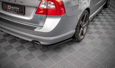 Боковые диффузоры заднего бампера Volvo V70 MK3 фото