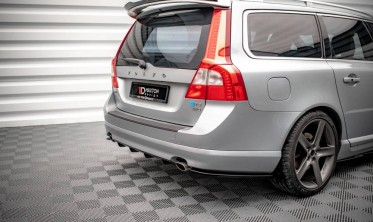 Боковые диффузоры заднего бампера Volvo V70 MK3 фото