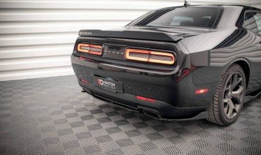 Тюнінг накладки на край заднього бампера Dodge Challenger MK3 RT рестайл фото