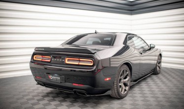 Тюнінг накладки на край заднього бампера Dodge Challenger MK3 RT рестайл фото