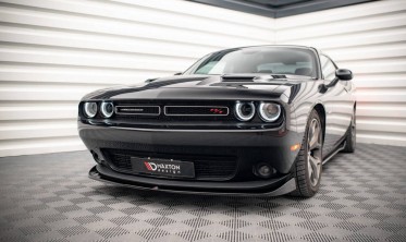 Дифузор на передній бампер Dodge Challenger MK3 версія RT рестайл фото