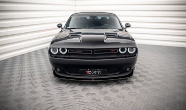 Дифузор на передній бампер Dodge Challenger MK3 версія RT рестайл фото