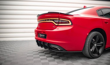Диффузор Street pro на задний бампер Dodge Charger RT MK7 FL фото