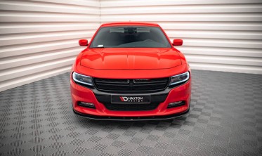Передній дифузор Street pro під бампер Dodge Charger RT MK7 рестайл фото