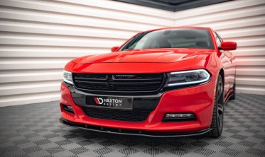 Передній дифузор Street pro під бампер Dodge Charger RT MK7 рестайл фото