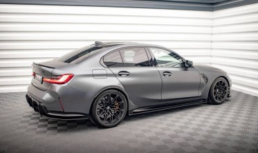 Тюнинговые листвы под пороги Street pro BMW M3 G80 фото