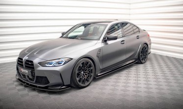 Боковые диффузоры на пороги BMW M3 G80 фото