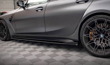 Тюнинговые накладки под боковые пороги BMW M3 G80 фото