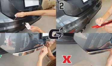 Хром накладка на кришку багажника Mercedes GLC SUV X253 фото
