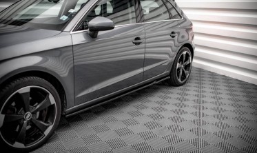 Тюнінгові накладки (лістви)  під пороги Audi A3 8V Sportback фото