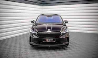Тюнінг накладка на передній бампер Skoda Enyaq IV фото