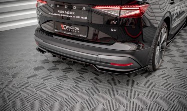 Тюнінговий дифузор на задній бампер Skoda Enyaq IV фото