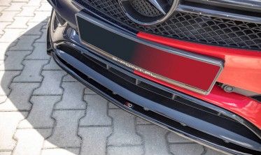 Дифузор на передній бампер Mercedes A45 Aero W176 рестайл фото