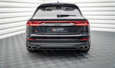 Тюнінгова накладка на центр заднього бампера Audi SQ8 MK1 фото