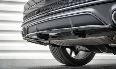 Тюнінгова накладка на центр заднього бампера Audi SQ8 MK1 фото