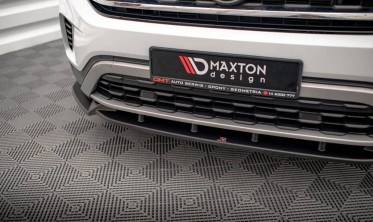 Тюнинговая накладка на передний бампер Volkswagen Atlas Cross Sport фото