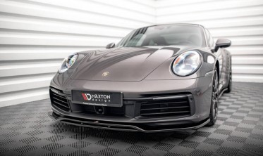 Тюнінг накладка переднього бампера Porsche 911 Carrera 4S 992 фото