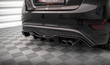 Диффузор заднего бампера Ford Fiesta ST MK7 рестайл (5 дверей) фото