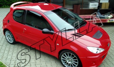 спойлер багажника Peugeot 206 високий, Stylla фото