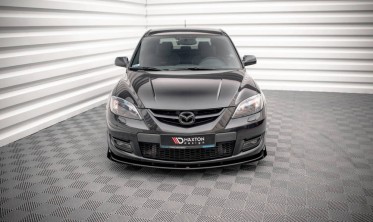 Передний диффузор + накладки Street pro Mazda 3 MPS MK1 фото