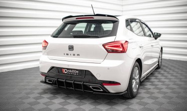 Центральный диффузор на задний бампер Street pro Seat Ibiza MK5 фото