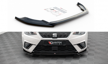 Накладка передня на бампер Seat Ibiza MK5 вар. 3 фото