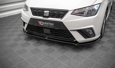 Передняя накладка на бампер Seat Ibiza MK5 вар. 3 фото
