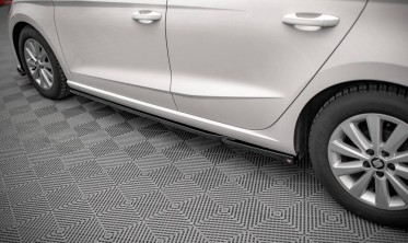 Боковые накладки на пороги Seat Ibiza MK5 вар. 2 фото