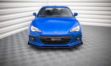 Дифузор + накладки на передній бампер STREET PRO Subaru BRZ MK1 рестайл фото