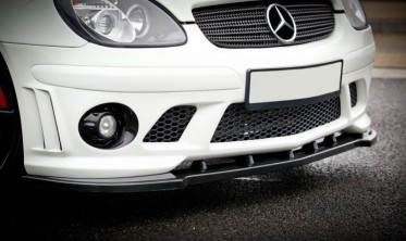 Передний диффузор для тюнинг бампера AMG 204 Mercedes SLK R170 фото