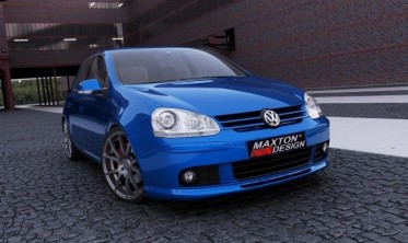 Передня накладка (юбка) на бампер VW Golf 5 у стилі Votex фото