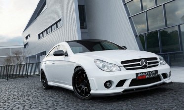 Бампер передній Mercedes CLS W219 у стилі W204 AMG фото