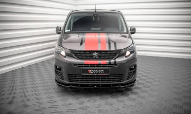 Тюнінгова накладка на передній бампер Peugeot Partner MK3 фото