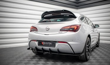 Дифузор + накладки на задній бампер Street pro Opel Astra J фото