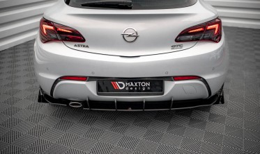 Дифузор + накладки на задній бампер Street pro Opel Astra J фото
