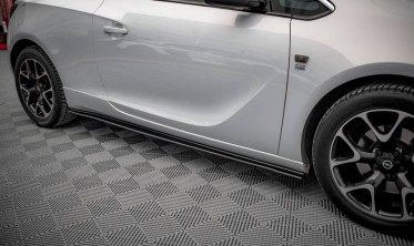 Накладки (лістви) під пороги Street pro Opel Astra J GTC версія OPC-Line фото