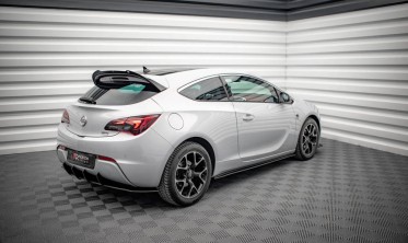 Накладки (лістви) під пороги Street pro Opel Astra J GTC версія OPC-Line фото