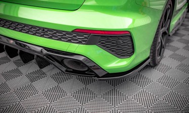 Боковые накладки на задний бампер Audi RS3 8Y седан фото
