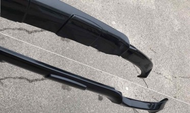 Накладка переднього бампера BMW X5 E70 стиль Aero (дорестайл) фото