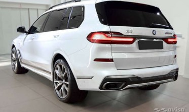 защитные накладки на внутренние пороги BMW X7 G07 (Hybrid) фото