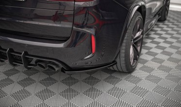Боковые диффузоры на задний бампер BMW X5 M F85 глянец фото