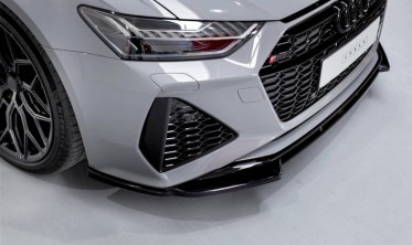 Тюнинг накладка на передний бампер Audi RS6 C8 / RS7 C8 глянцевая фото