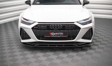Тюнинг накладка на передний бампер Audi RS6 C8 / RS7 C8 глянцевая фото