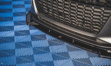 Тюнинг накладка на передний бампер Audi RS6 C8 / RS7 C8 глянцевая фото