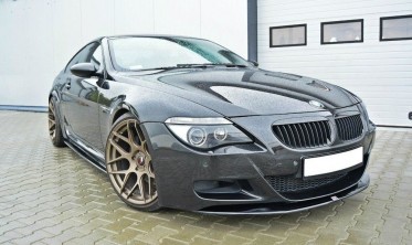 Тюнінг накладка під передній бампер BMW M6 E63 глянцева фото