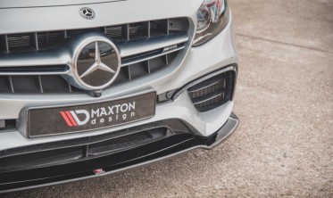 Тюнинг накладка на передний бампер Mercedes W213 E63 AMG глянцевая фото