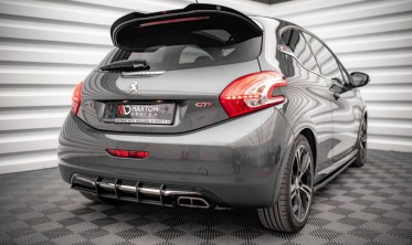 Центральная накладка на задний бампер Street pro Peugeot 208 GTI MK1 фото