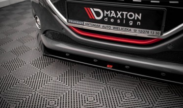 Тюнинг накладка на передний бампер Peugeot 208 MK1 версия GTI фото