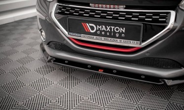 Тюнинговый диффузор переднего бампера Peugeot 208 MK1 GTI вер. 2 фото