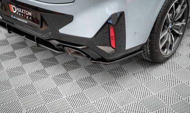 Боковые диффузоры на задний бампер BMW X4 G02 рестайл M-pack фото